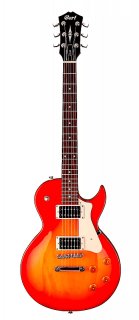 Cort CR100CRS Classic Rock Series Single Cutaway Electric Guitar-  Cherry Red Sunburst 