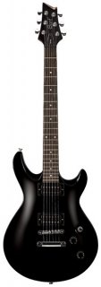Cort  M200BK M Series M200 Electric Guitar w/Powersound PSLP-1F & PSLP-1R Pickups (H-H) - Black 