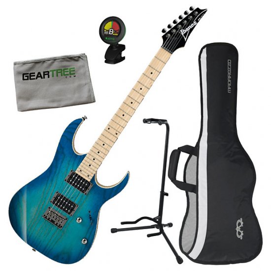 Ibanez RG421AHM BMT RG Standard Electric Bundle Blue Moon Burst ...