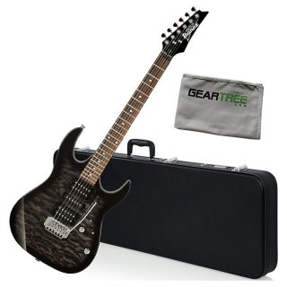 Ibanez GRX70QA TKS GIO Electric Guitar Bundle Transparent Black Sunburst 