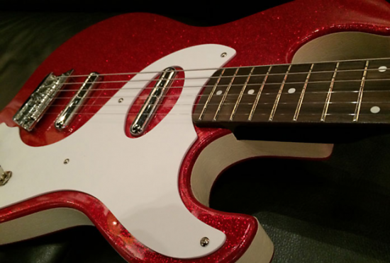 Danelectro '63 Dano Electric Guitar 2016 Red Sparkle ギター - 輸入