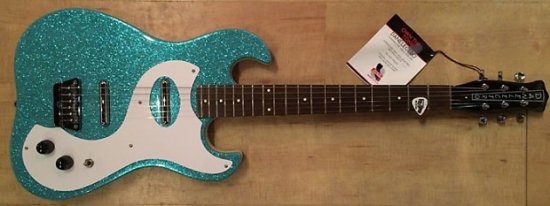 Danelectro ’63 Dano Electric Guitar 2016 Turquoise Sparkle ギター -  輸入ギターなら国内最大級Guitars Walker（ギターズ　ウォーカー）