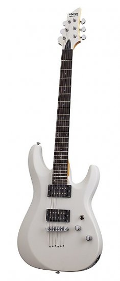 Schecter C?6 Deluxe Electric Guitar 432 Satin White ギター