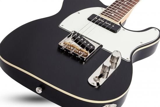 Schecter PT Special Electric Guitar Telecaster style - Black Pearl 