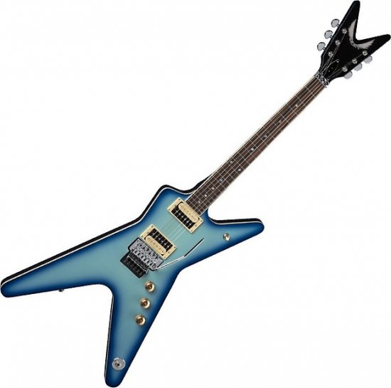 Dean Model ML79 F BB BlueBurst ML Series Electric Guitar with