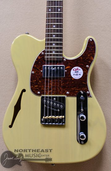 G&L Tribute ASAT Classic Bluesboy Semi-Hollow - Blonde ギター