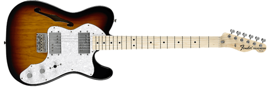 Fender Classic Series '72 Telecaster Thinline, Maple Fingrboard 3-Color  Sunburst ギター - 輸入ギターなら国内最大級Guitars Walker（ギターズ　ウォーカー）