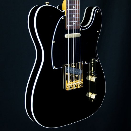 Limited Edition Fender MIJ Midnight Telecaster Guitar, Black