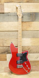 Reverend Tommy Koffin Signature with Roasted Maple Neck Red Metal Flake 