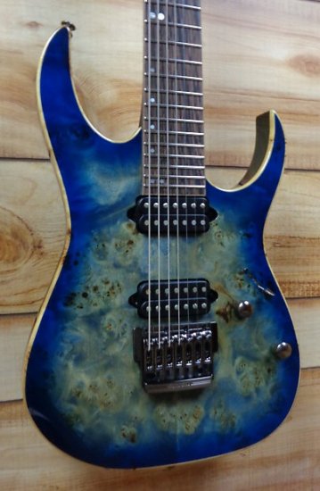 New Ibanez Premium RG1027PBF 7-String Electric Guitar Cerulean Blue Burst  w/Soft Case ギター - 輸入ギターなら国内最大級Guitars Walker（ギターズ　ウォーカー）