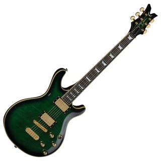 Dean DCR ICON TGR Custom Run #15 Icon Trans Green Guitar 