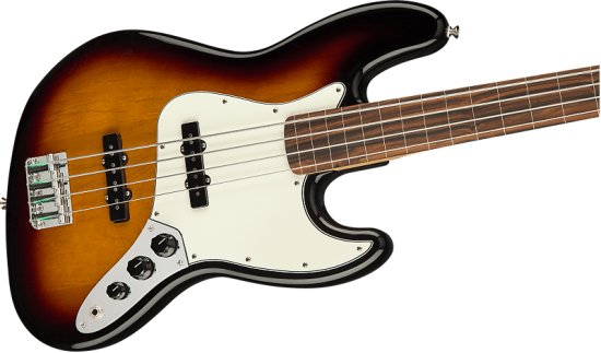 Fender Player Jazz Bass Fretless, Pau Ferro Fingerboard, 3-Color
