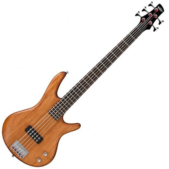 Ibanez GSR105EX 5-String Bass Guitar - Mahogany Oil ギター - 輸入 