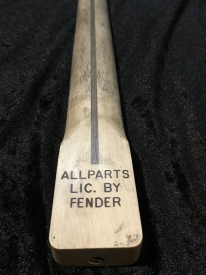 ALLPARTS製Fenderフェンダーテレキャスター 9.5FAT C レリック加工