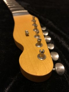 ALLPARTS製Fenderフェンダーテレキャスター 9.5C レリック加工　ローズウッド　ヴィンテージ ギターネックペグ付き