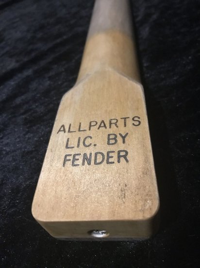 ALLPARTS製Fenderフェンダーテレキャスター 7.25C レリック加工 ローズ