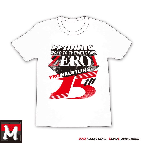 Zero1 15周年記念ロゴtシャツ ホワイト