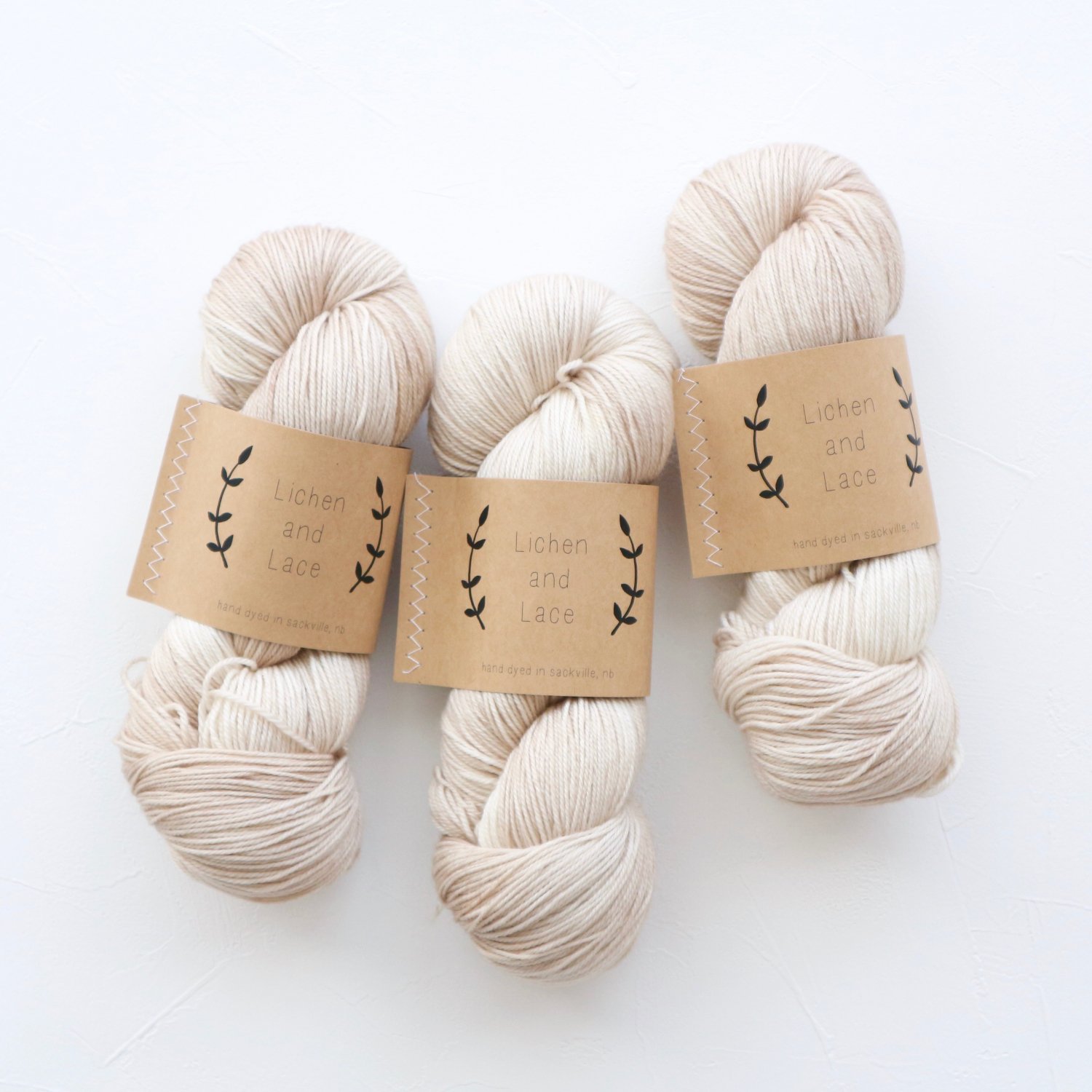 【Lichen and Lace】<br>80/20 Sock<br>linen