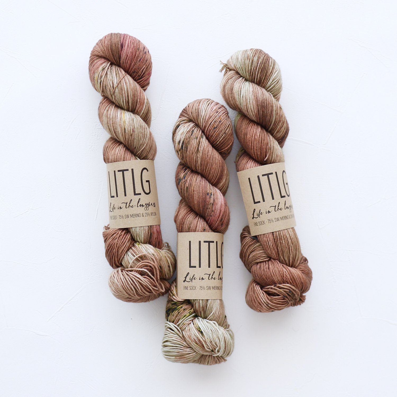 【LIFE IN THE LONGGRASS】<br>Fine Sock<br>Fuller's Clay
