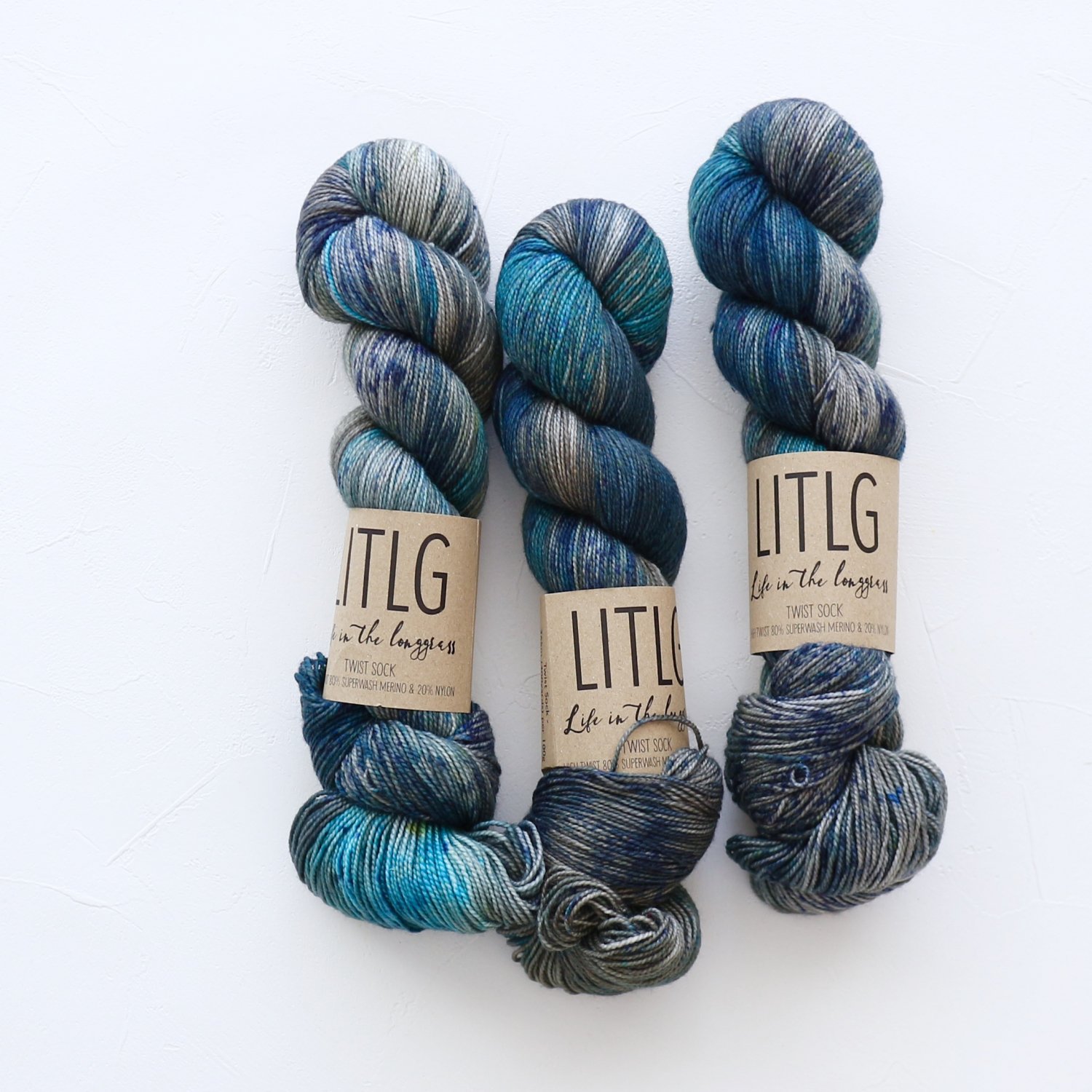 LIFE IN THE LONGGRASS<br>Twist Sock<br>Space Ash