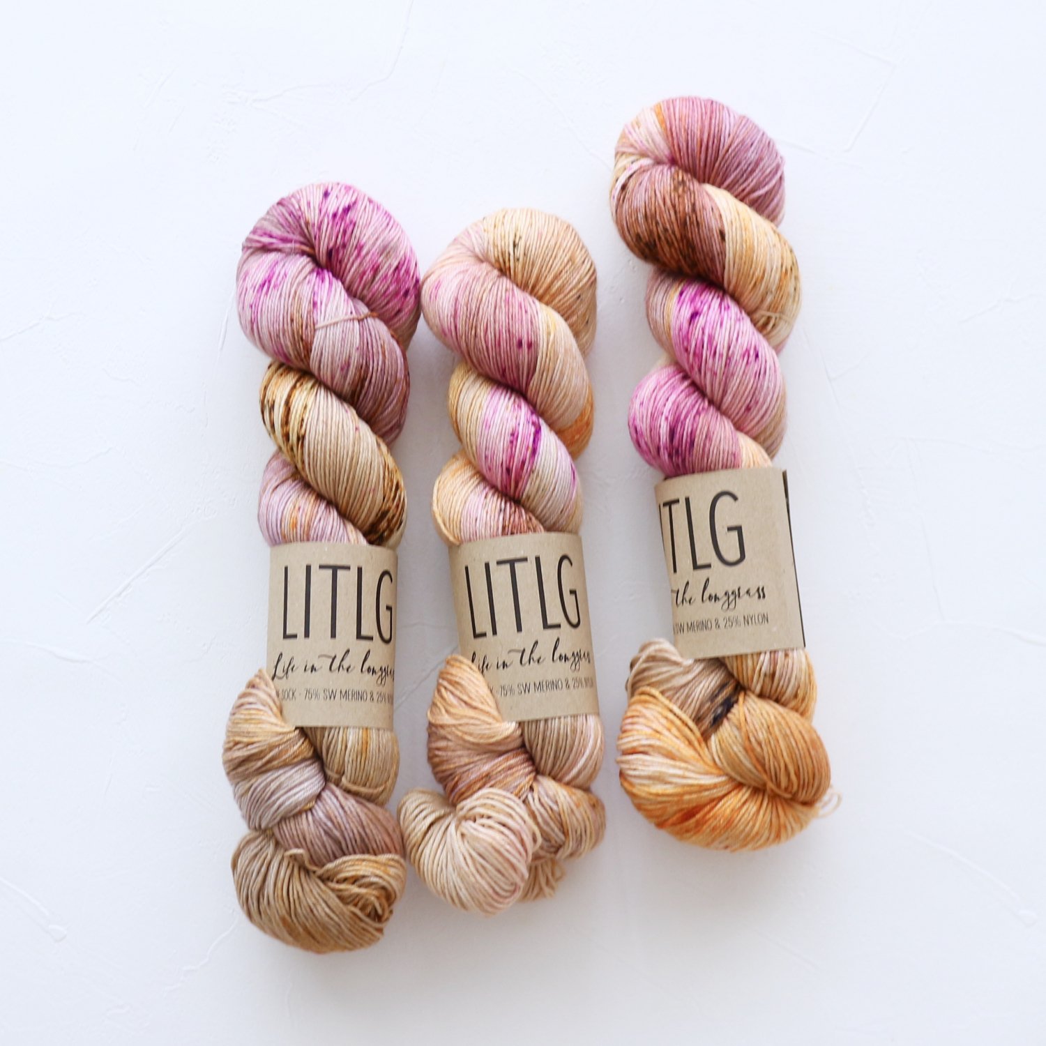 LIFE IN THE LONGGRASS<br>Fine Sock<br>Rosegold