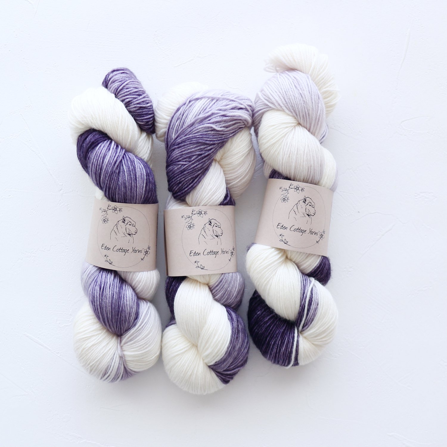 【Eden Cottage Yarns】<br>Pendle 4ply<br>Thunder Ombre