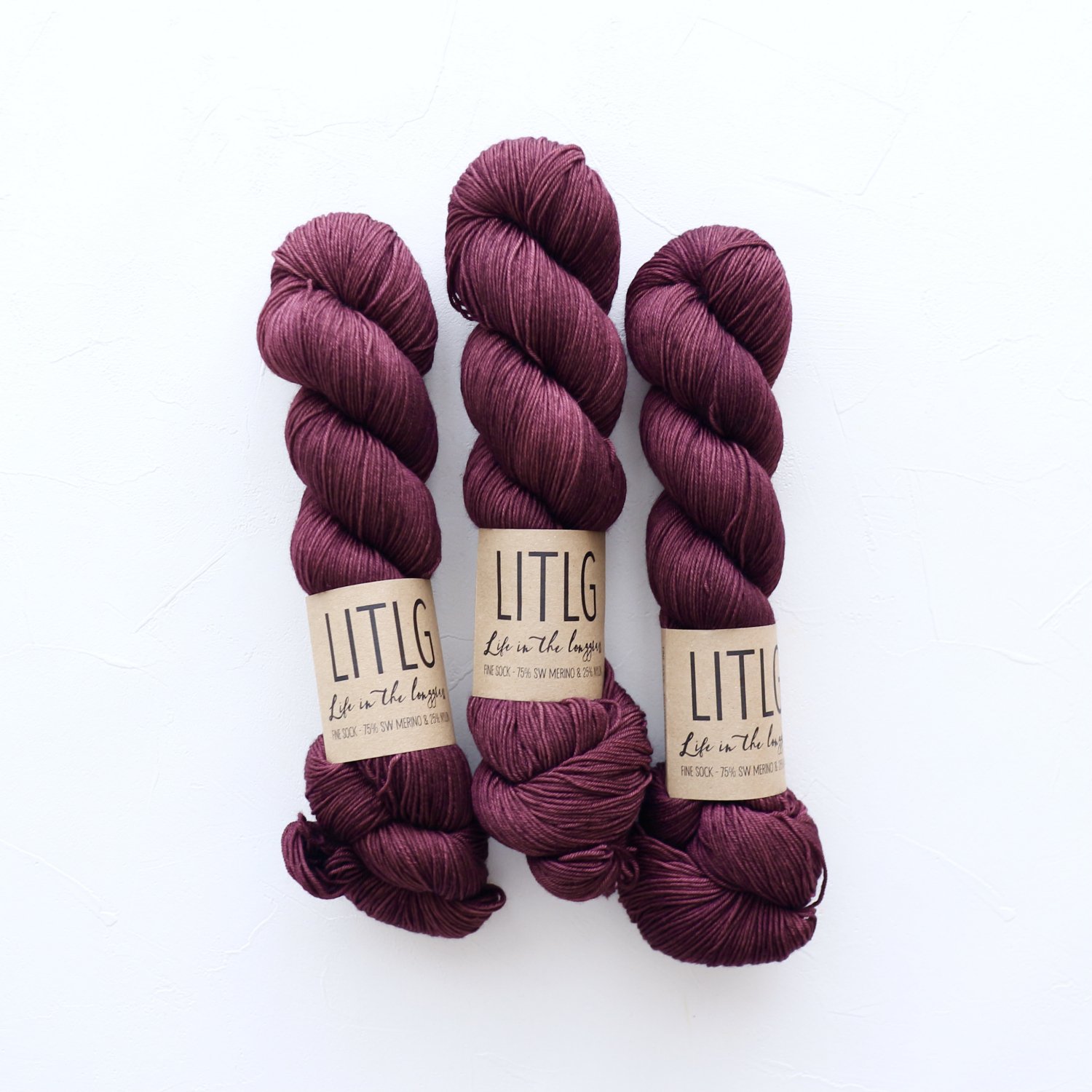 LIFE IN THE LONGGRASS<br>Fine Sock<br>Plum