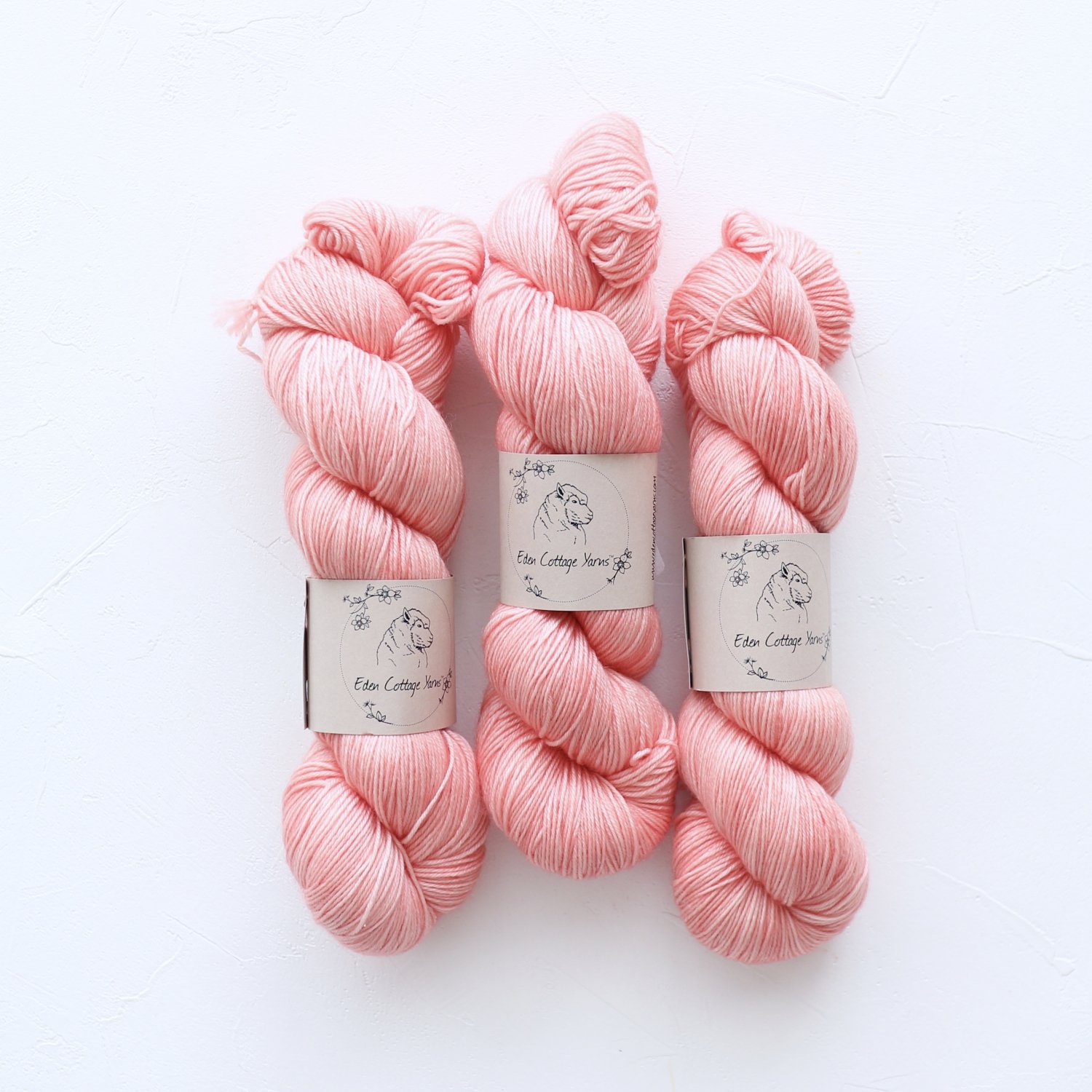 【Eden Cottage Yarns】<br>Pendle 4ply<br>Apricot Tulip