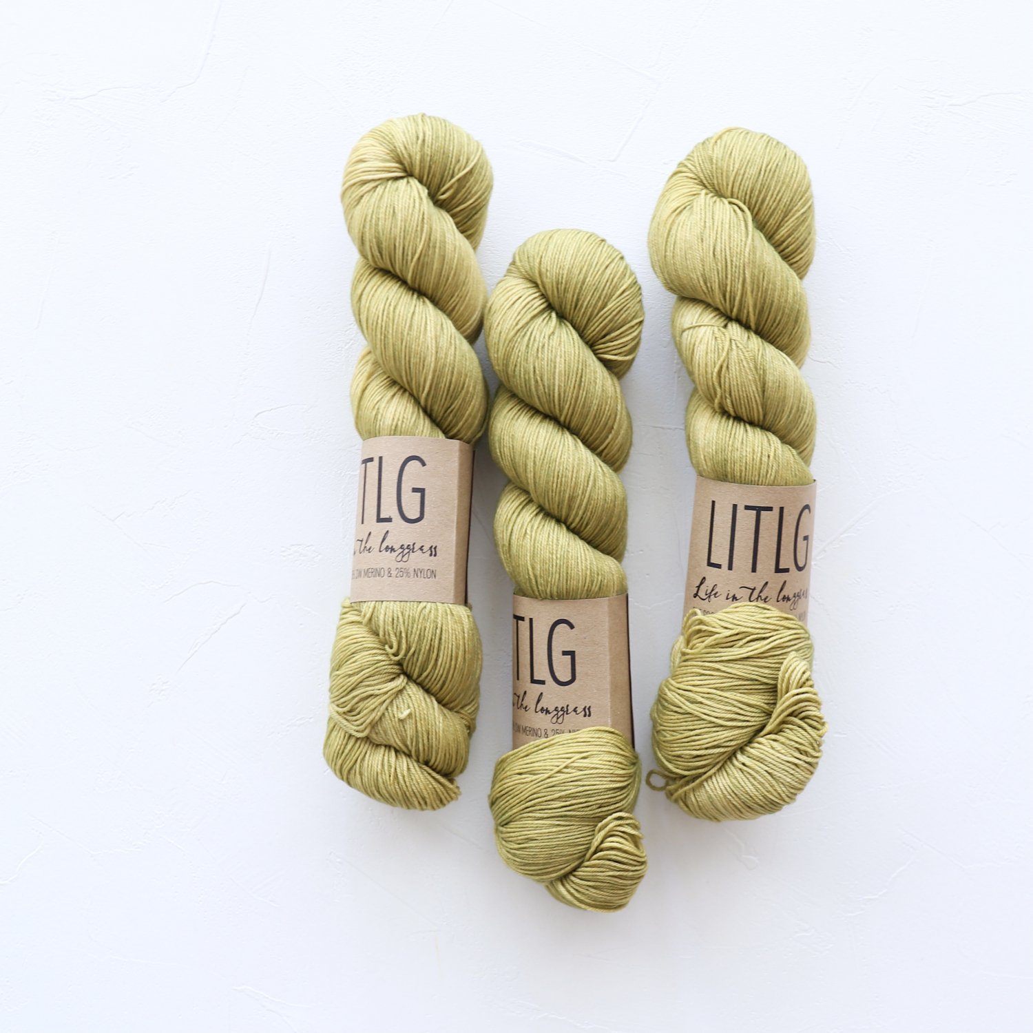 LIFE IN THE LONGGRASS<br>Fine Sock<br>Golden Green