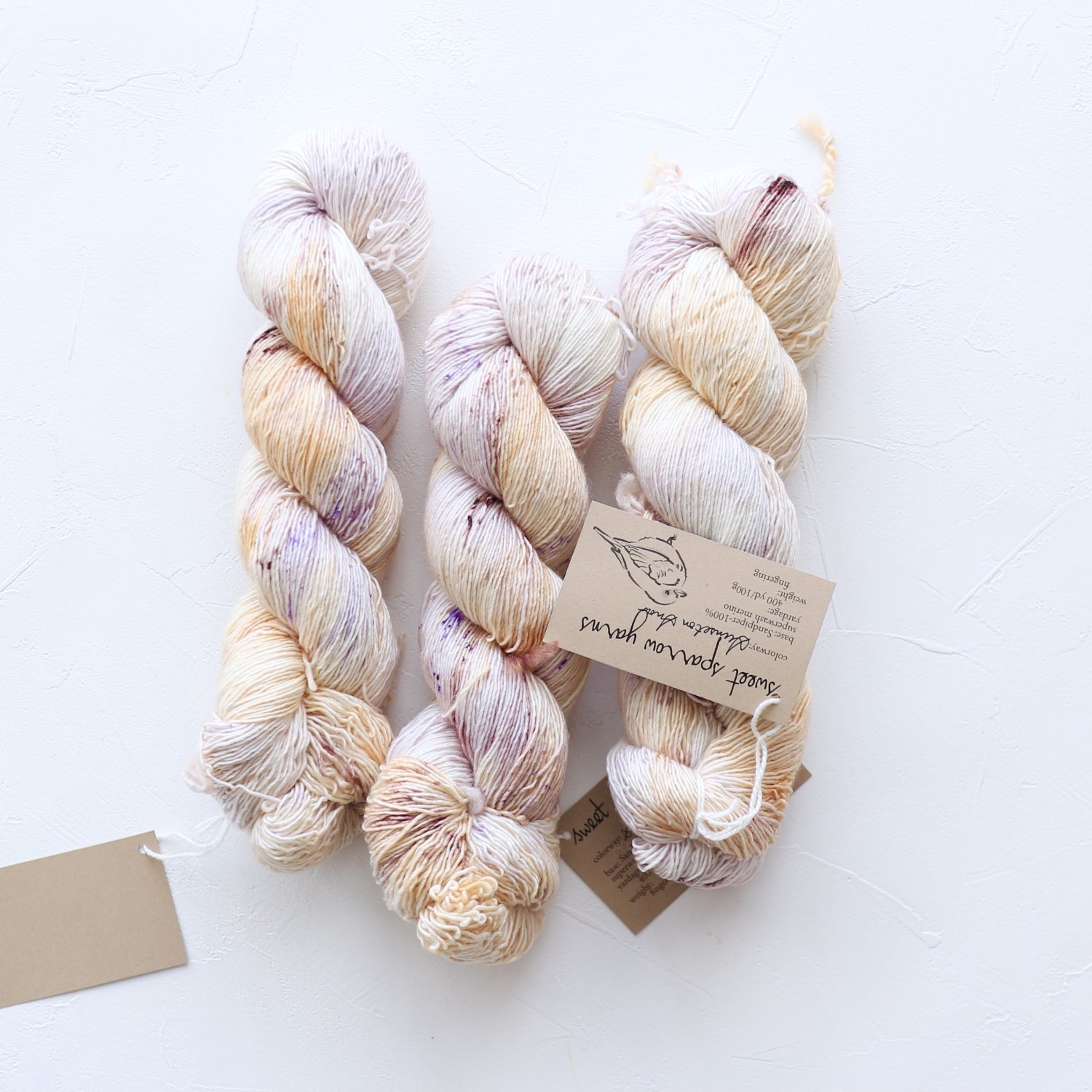 【SweetSparrowYarns】<br>sandpiper<br>sunset on snow