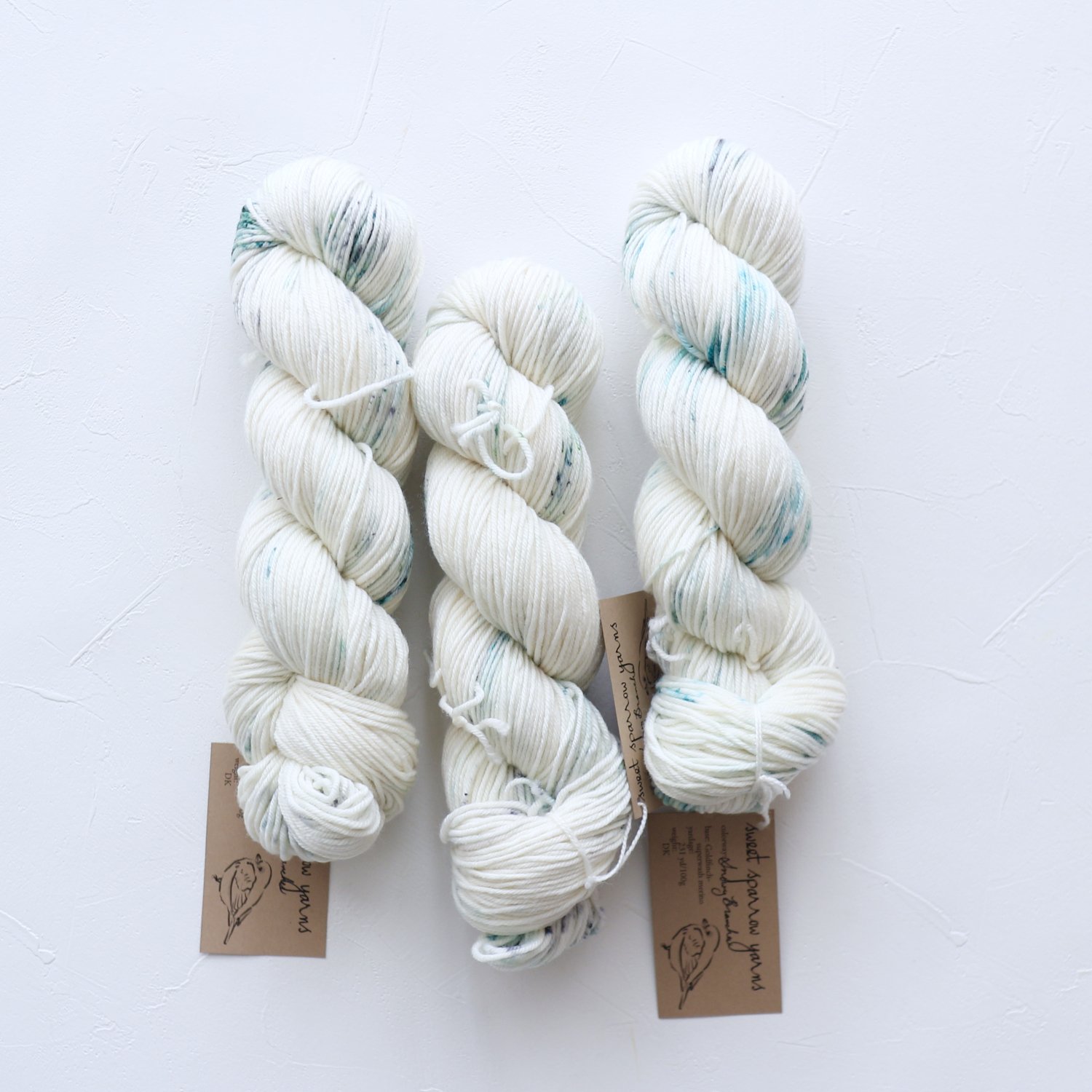 【SweetSparrowYarns】<br>goldfinch<br>snowy branches