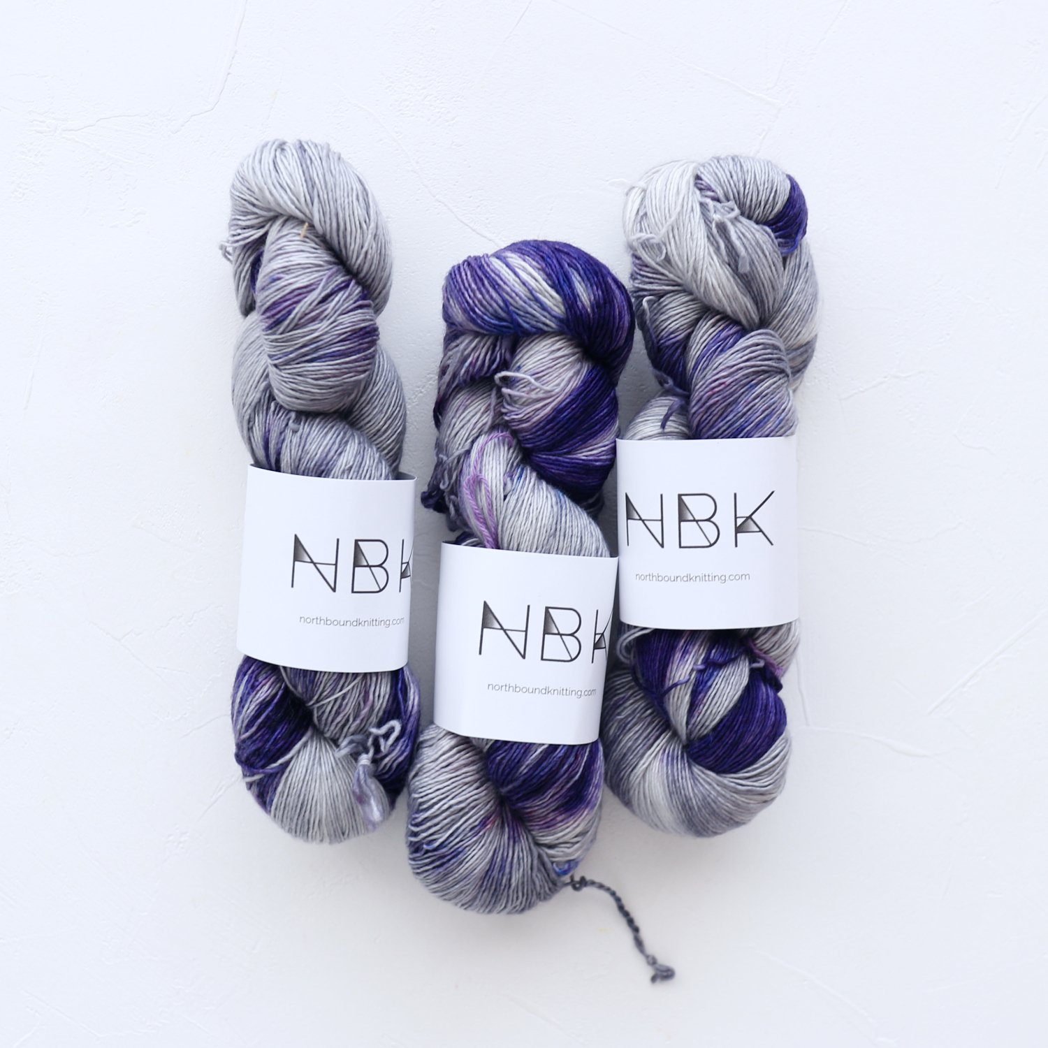 Northbound Knitting<br>Merino Fingering Singles<br>GHOSTLY