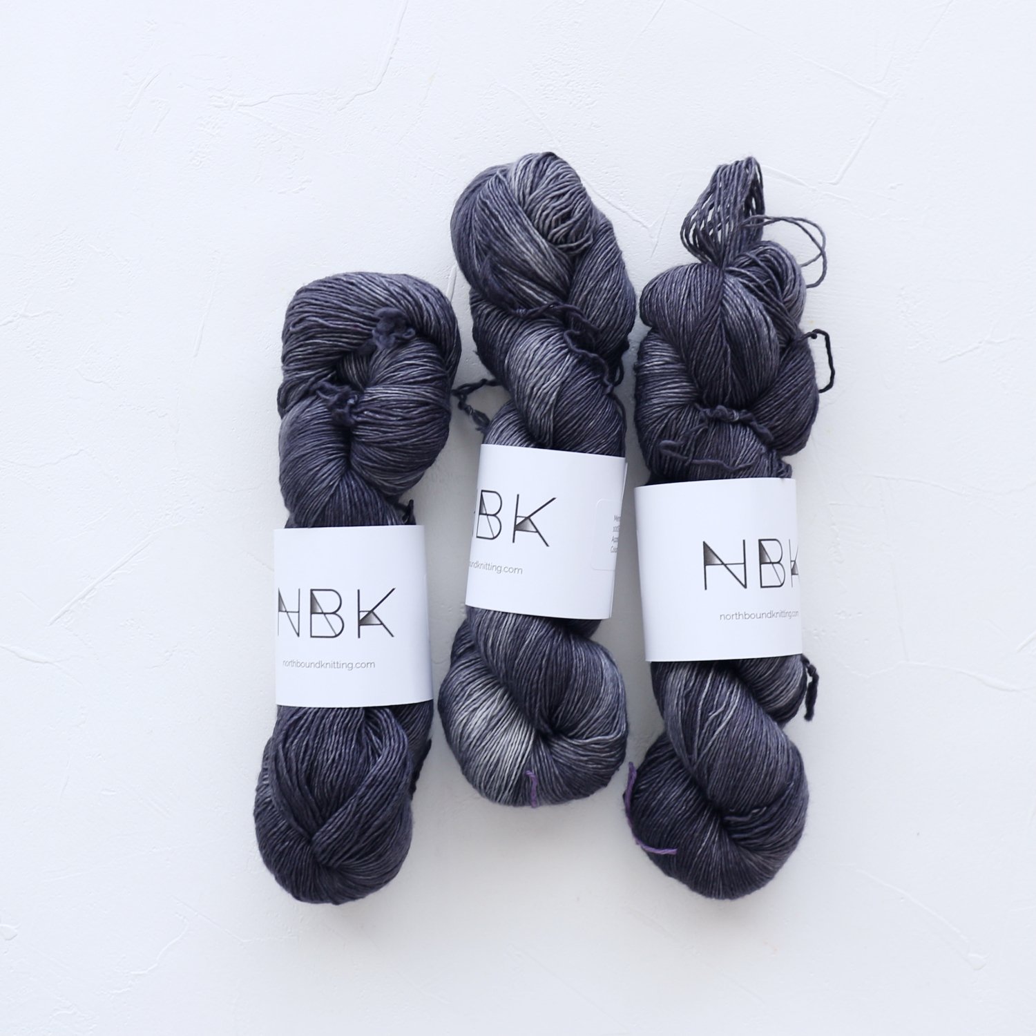 Northbound Knitting<br>Merino Fingering Singles<br>GUNMETAL