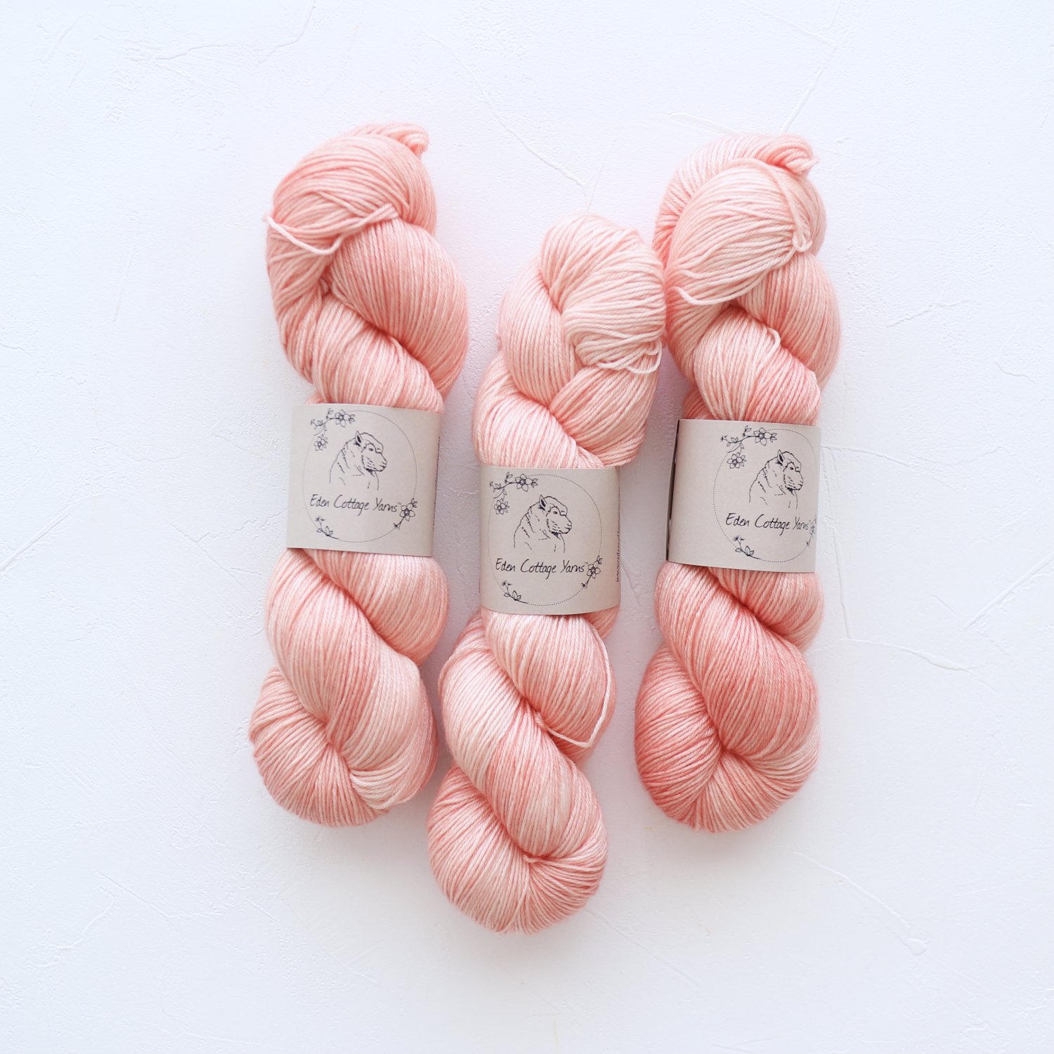 【Eden Cottage Yarns】<br>Pendle 4ply<br>Apricot Tulip