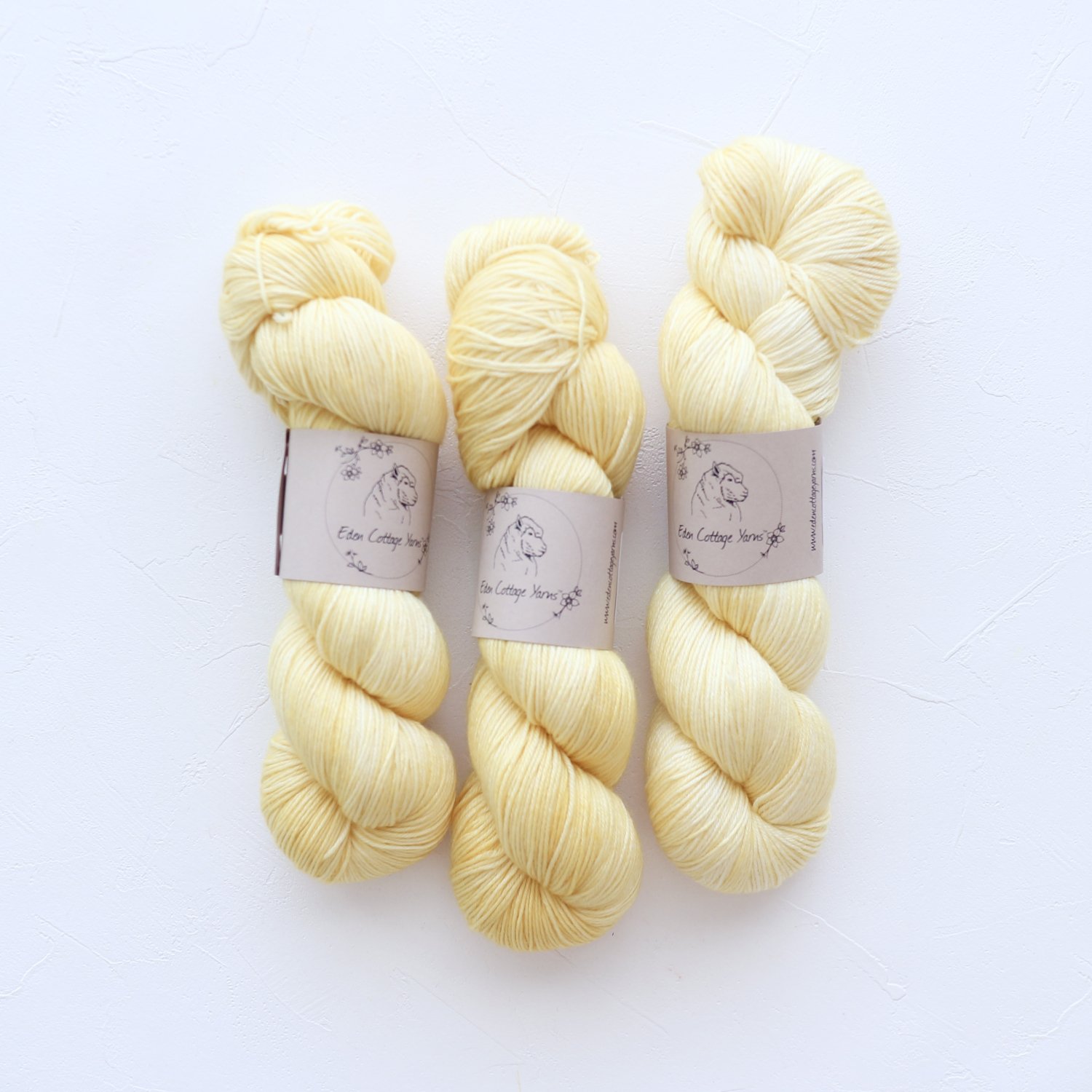 【Eden Cottage Yarns】<br>Pendle 4ply<br>Daffodil