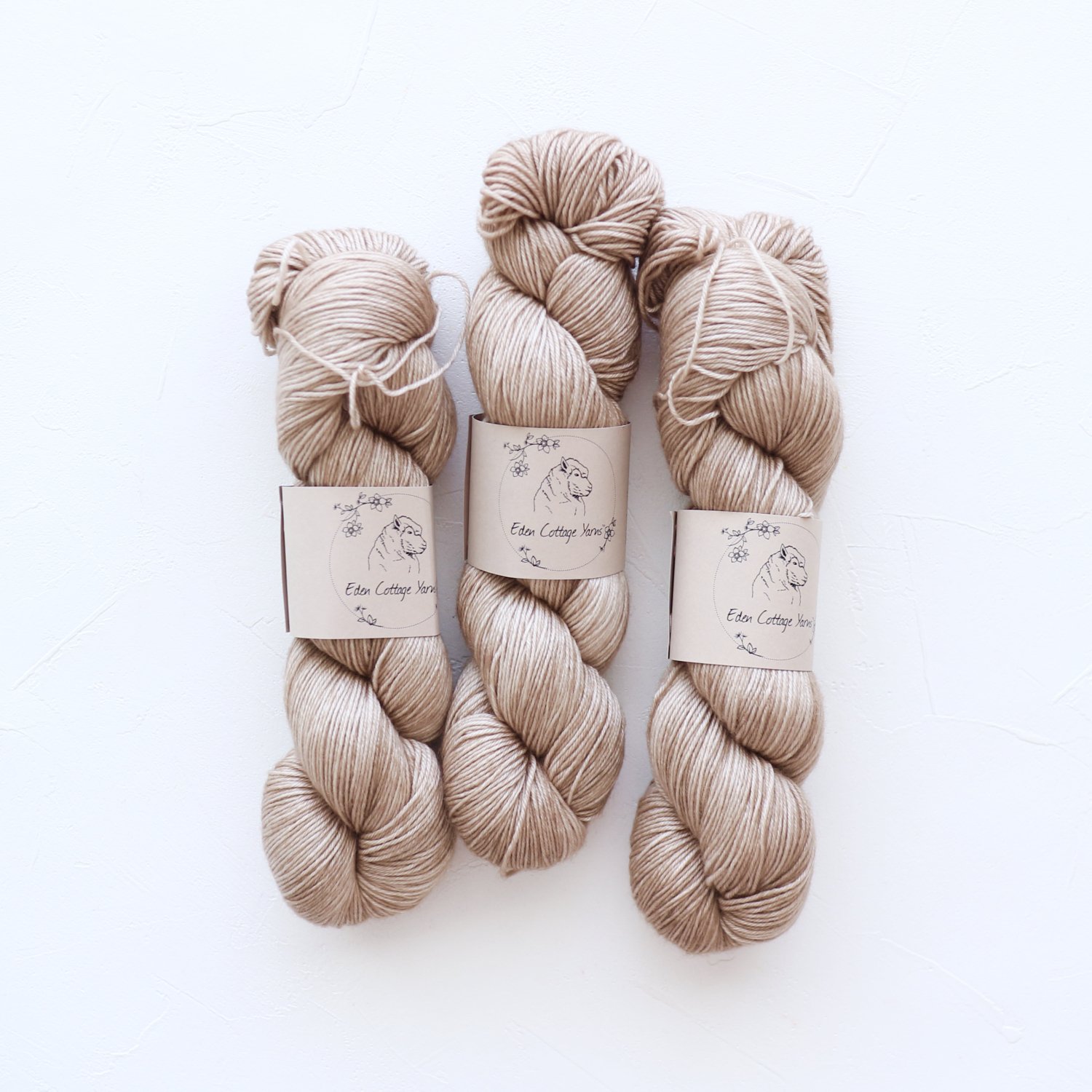 Eden Cottage Yarns<br>Pendle 4ply<br>Stone