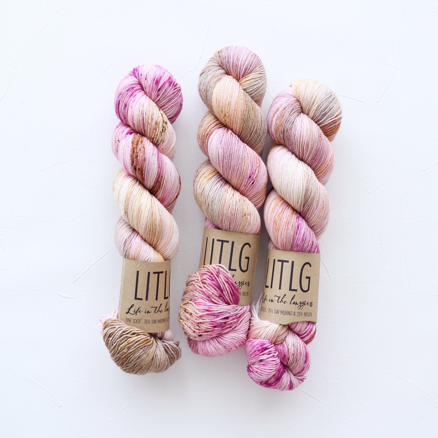 【LIFE IN THE LONGGRASS】<br>Fine Sock<br>Rosegold