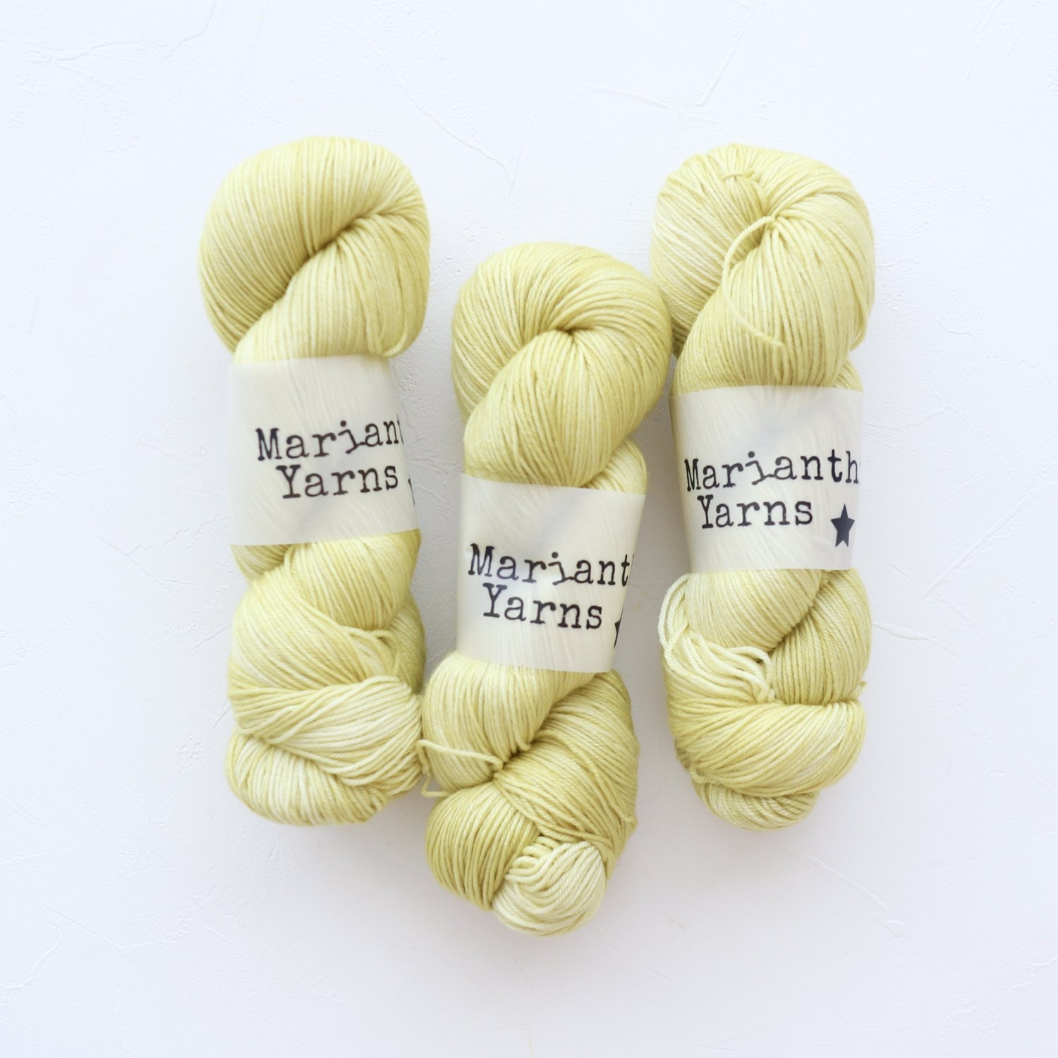 【Marianthi Yarns】<br>Pure Merino Fingering<br>Lime