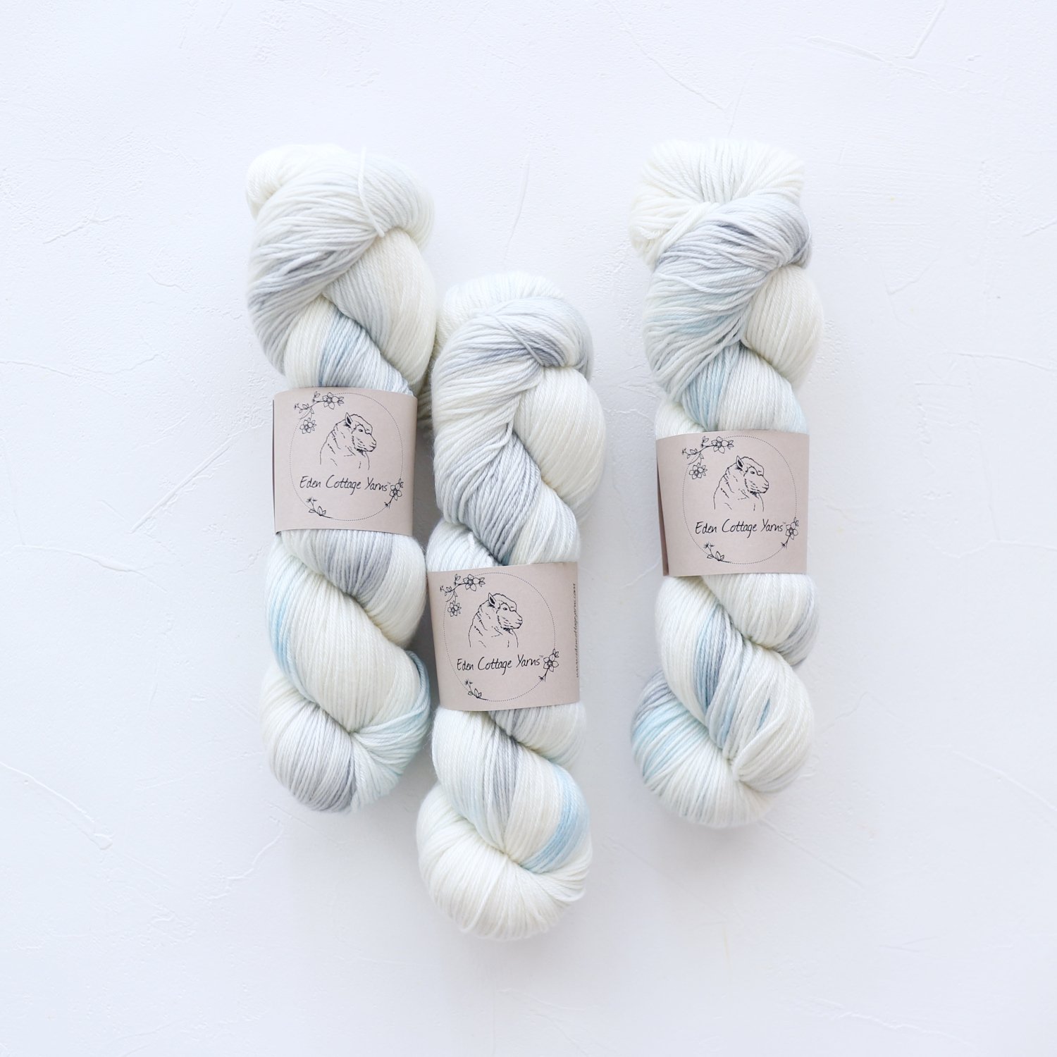 Eden Cottage Yarns<br>Pendle 4ply<br>Snowfall