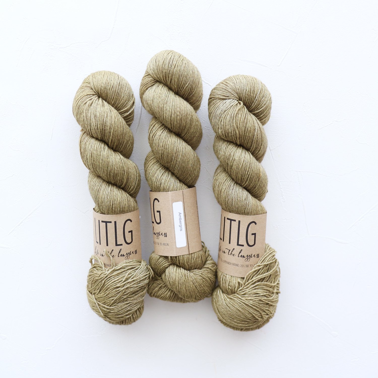 【LIFE IN THE LONGGRASS】<br>Earth Yak & Merino<br>Ambergris