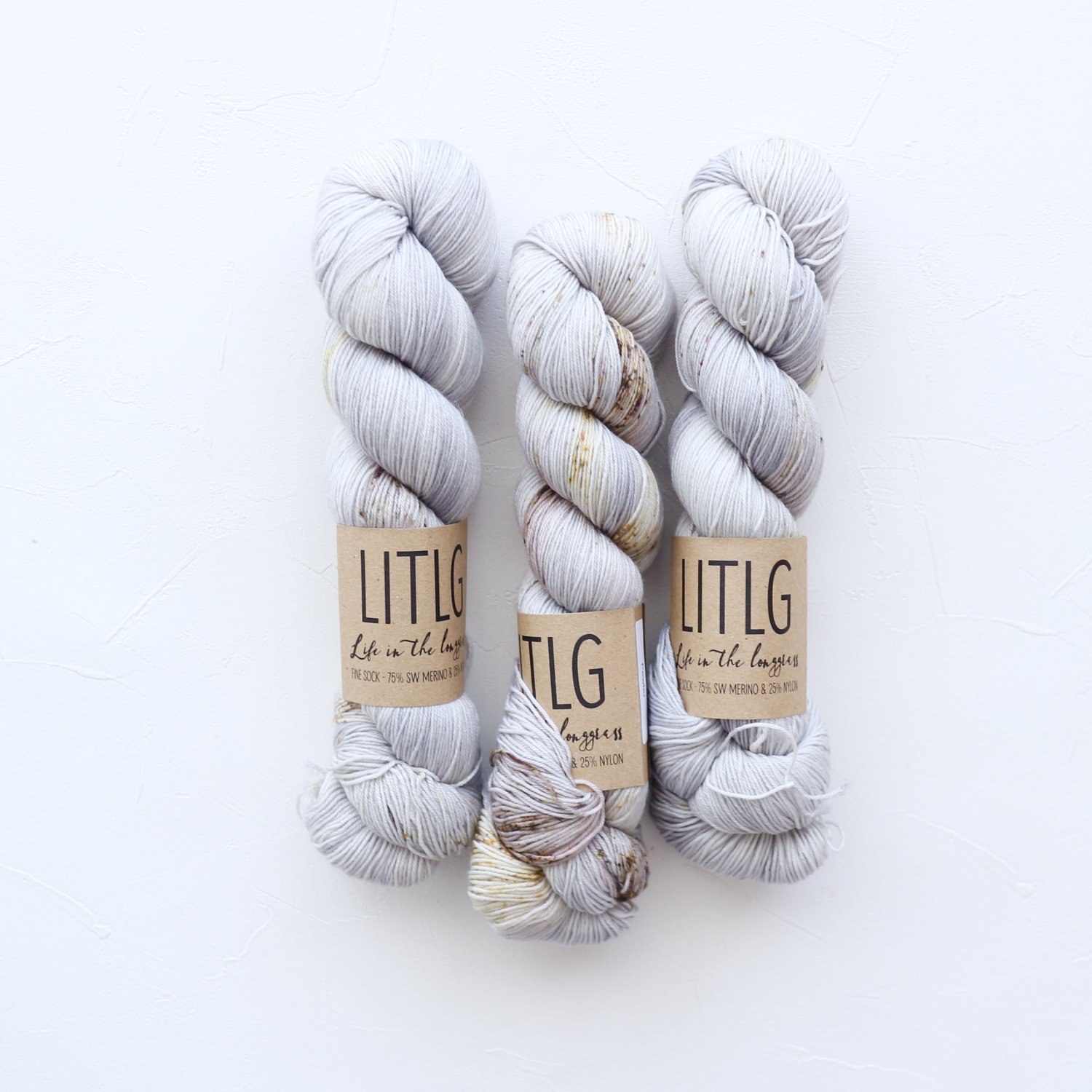 【LIFE IN THE LONGGRASS】<br>Fine Sock<br>Pewter