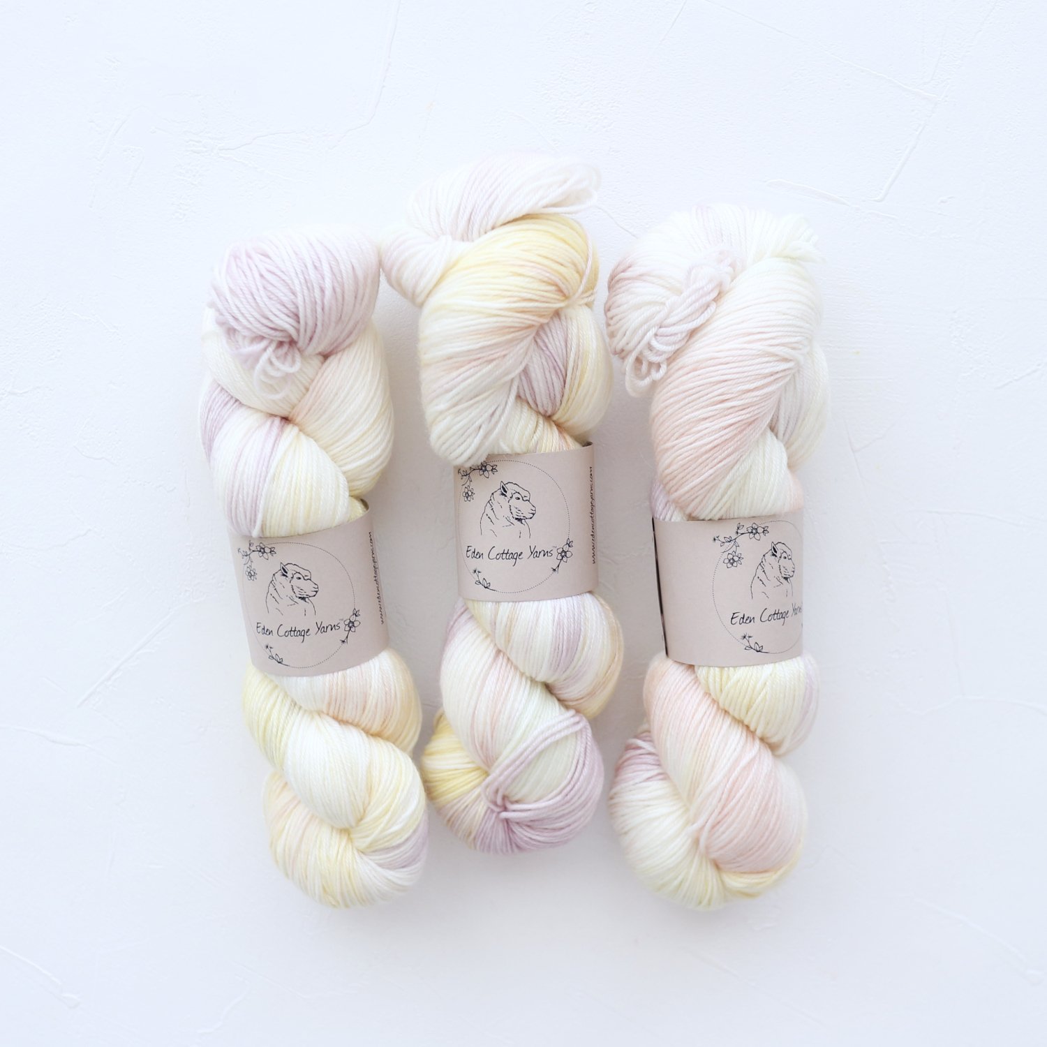 【Eden Cottage Yarns】<br>Pendle 4ply<br>Spring Bulbs