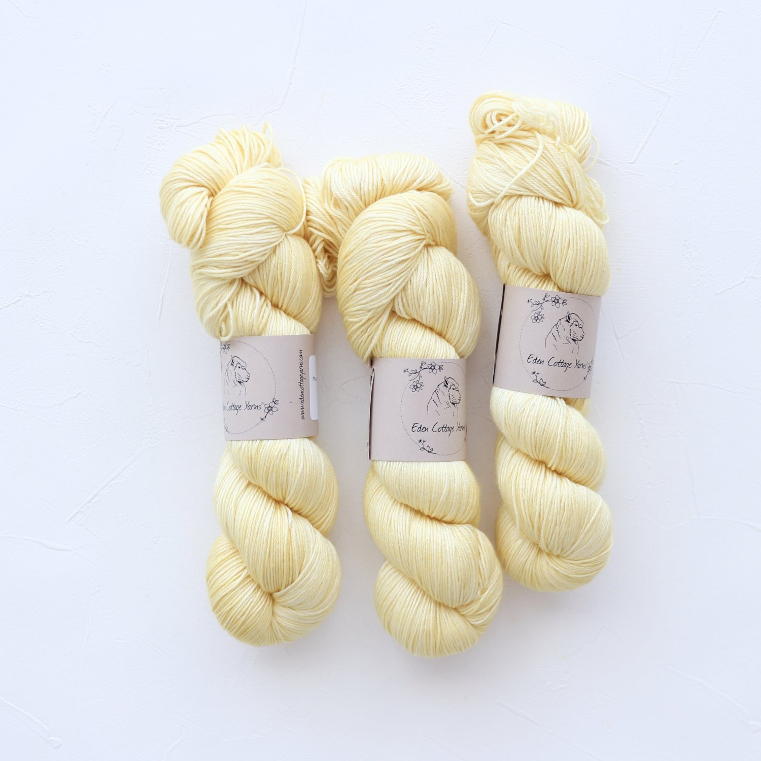 【Eden Cottage Yarns】<br>Titus 4ply<br>Daffodil