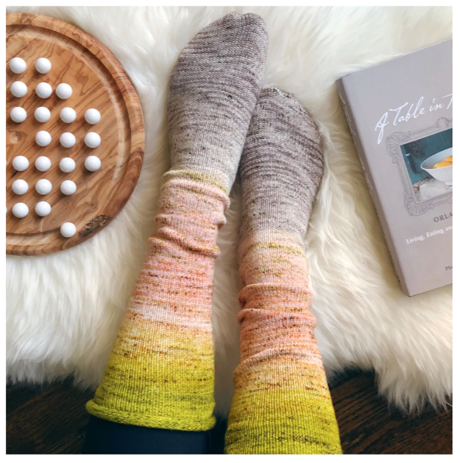 【Shirley Brian Yarns】<br>Deconstructed Fade Sock Set<br>Lucy's Cafe