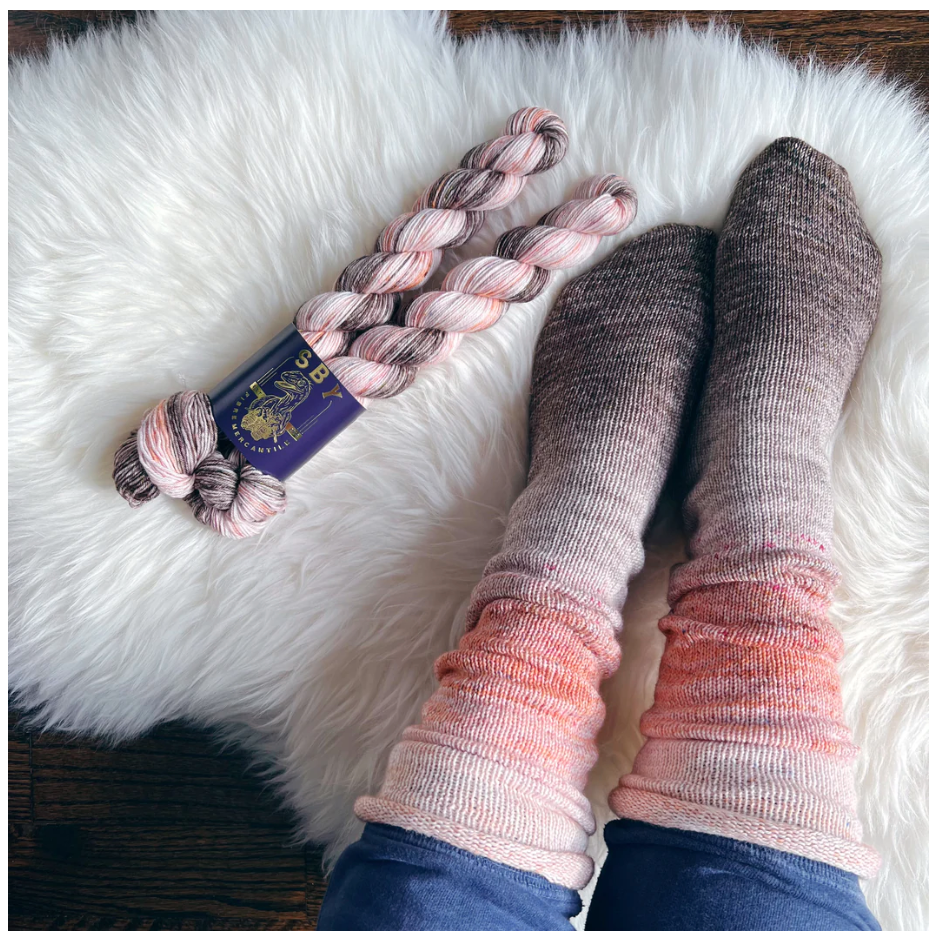 【Shirley Brian Yarns】<br>Deconstructed Fade Sock Set<br>Tundra Dreaming