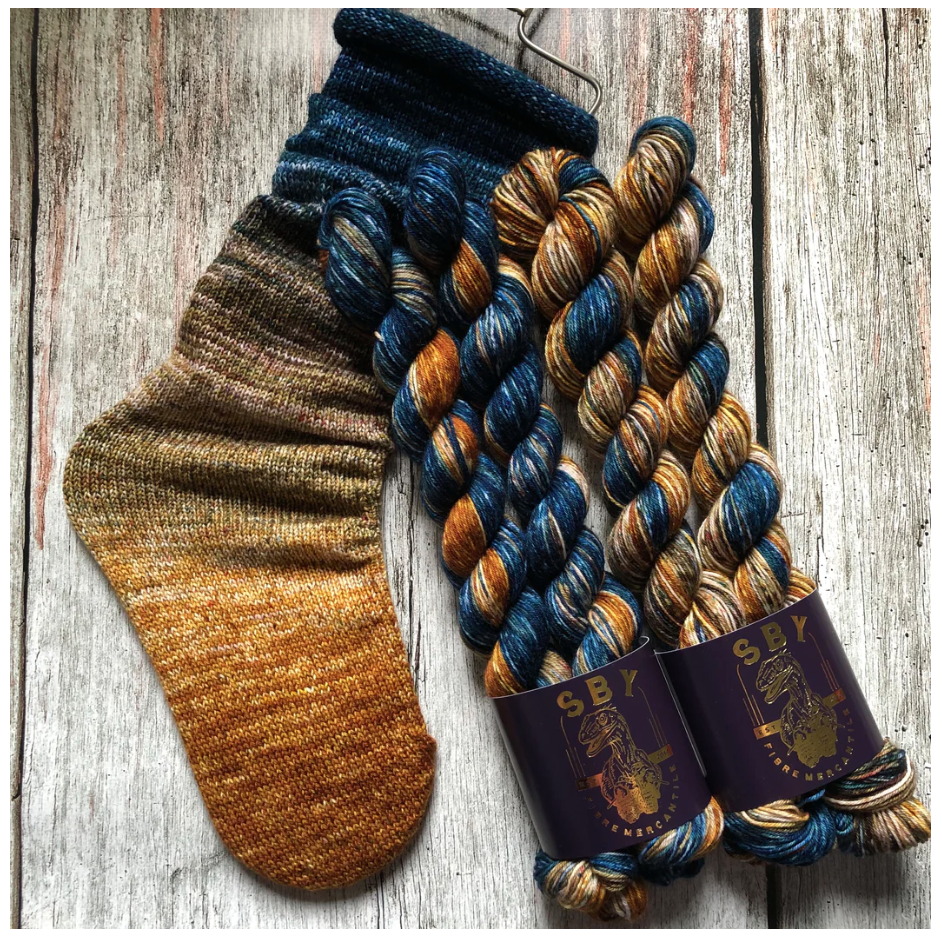 【Shirley Brian Yarns】<br>Deconstructed Fade Sock Set<br>Vendee