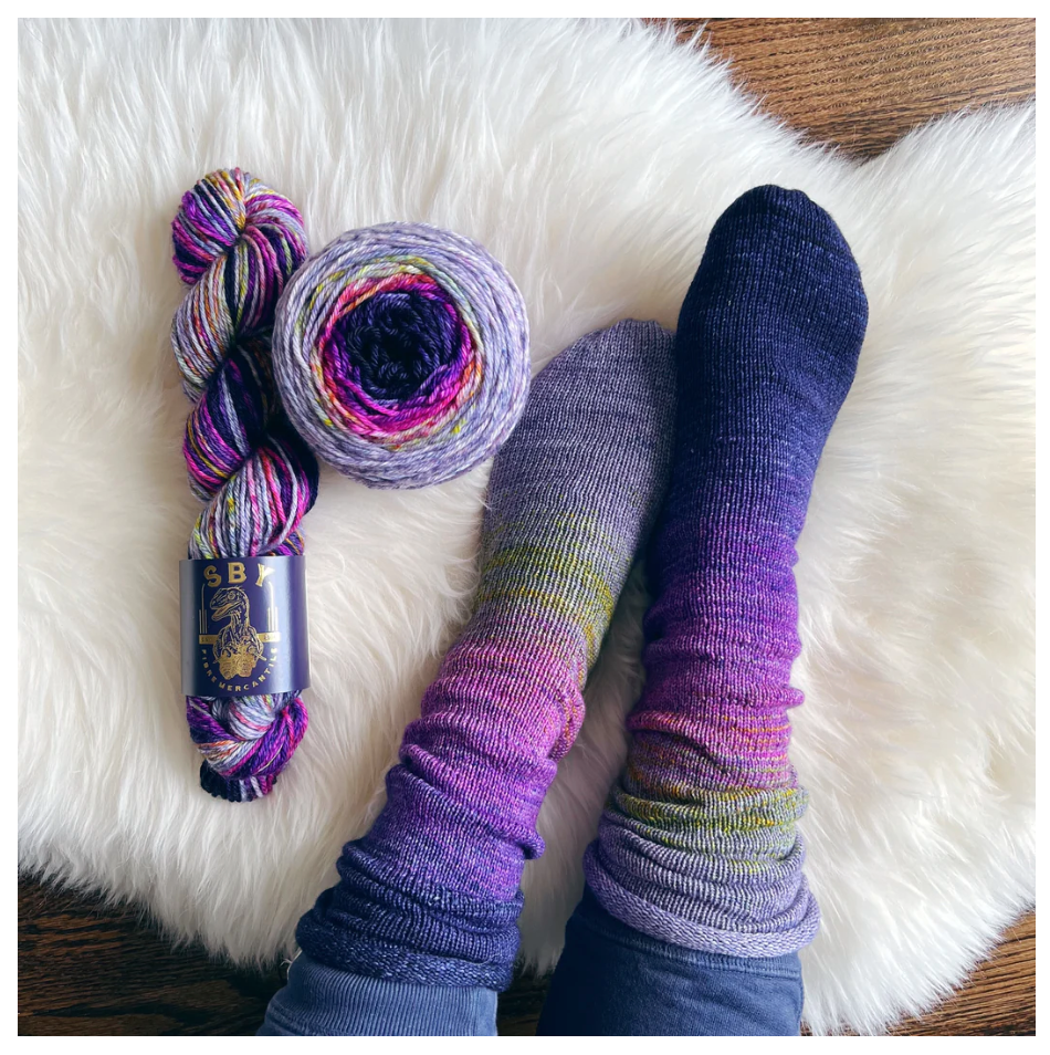 Shirley Brian Yarns<br>Deconstructed Fade Sock Set<br>Well Look Whose Hobby is Being Snobby