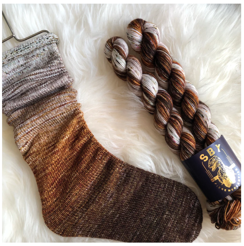 【Shirley Brian Yarns】<br>Deconstructed Fade Sock Set<br>Winter is Coming + Ghost