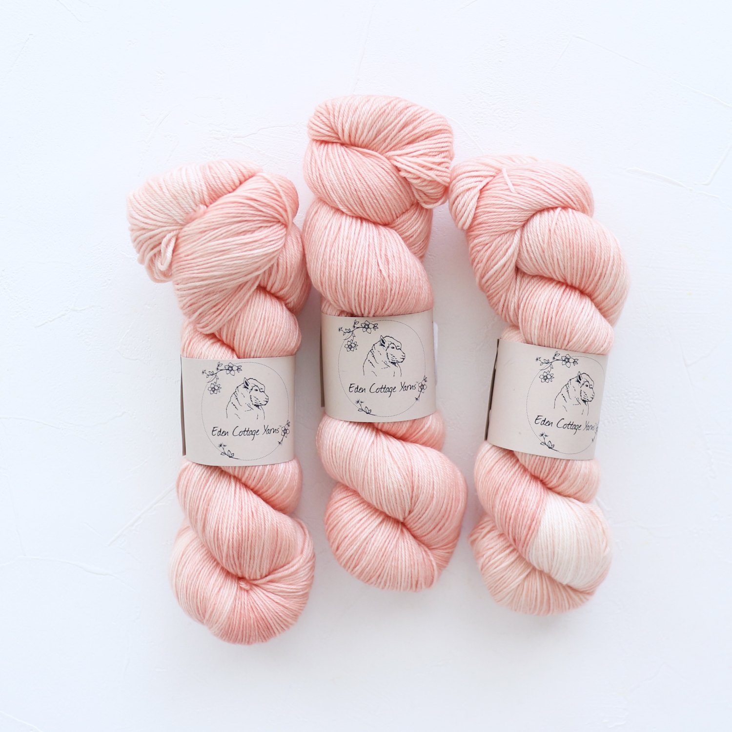 Eden Cottage Yarns<br>Pendle 4ply<br>Apricot Tulip