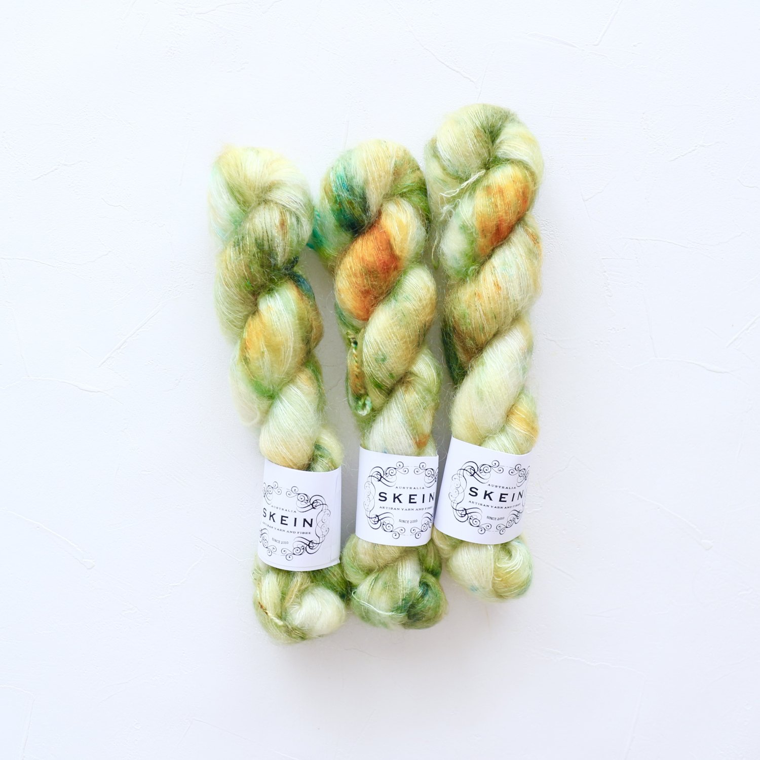【Skein Yarn】<br>Mohair Silk Lace<br>Lemon Zest